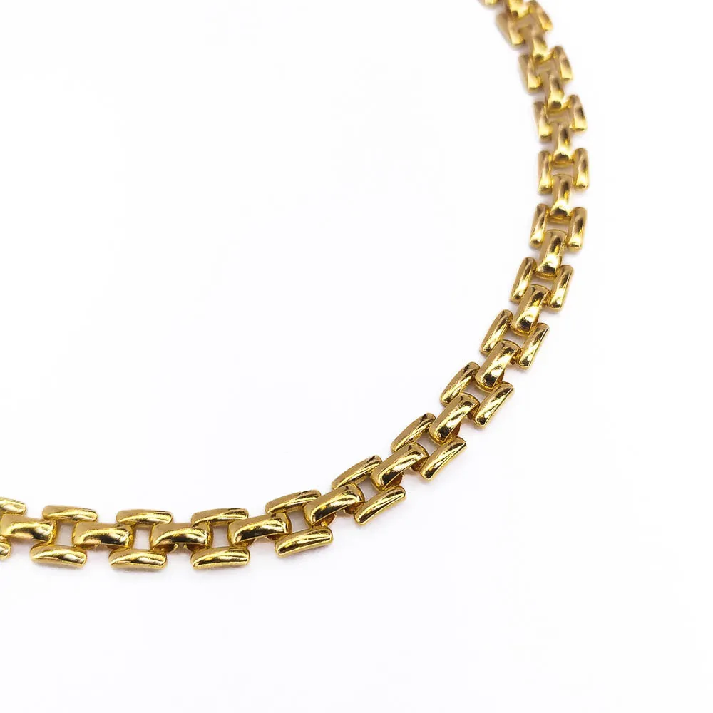 Colar Inspiração Joalheria Banhado a Ouro 18k