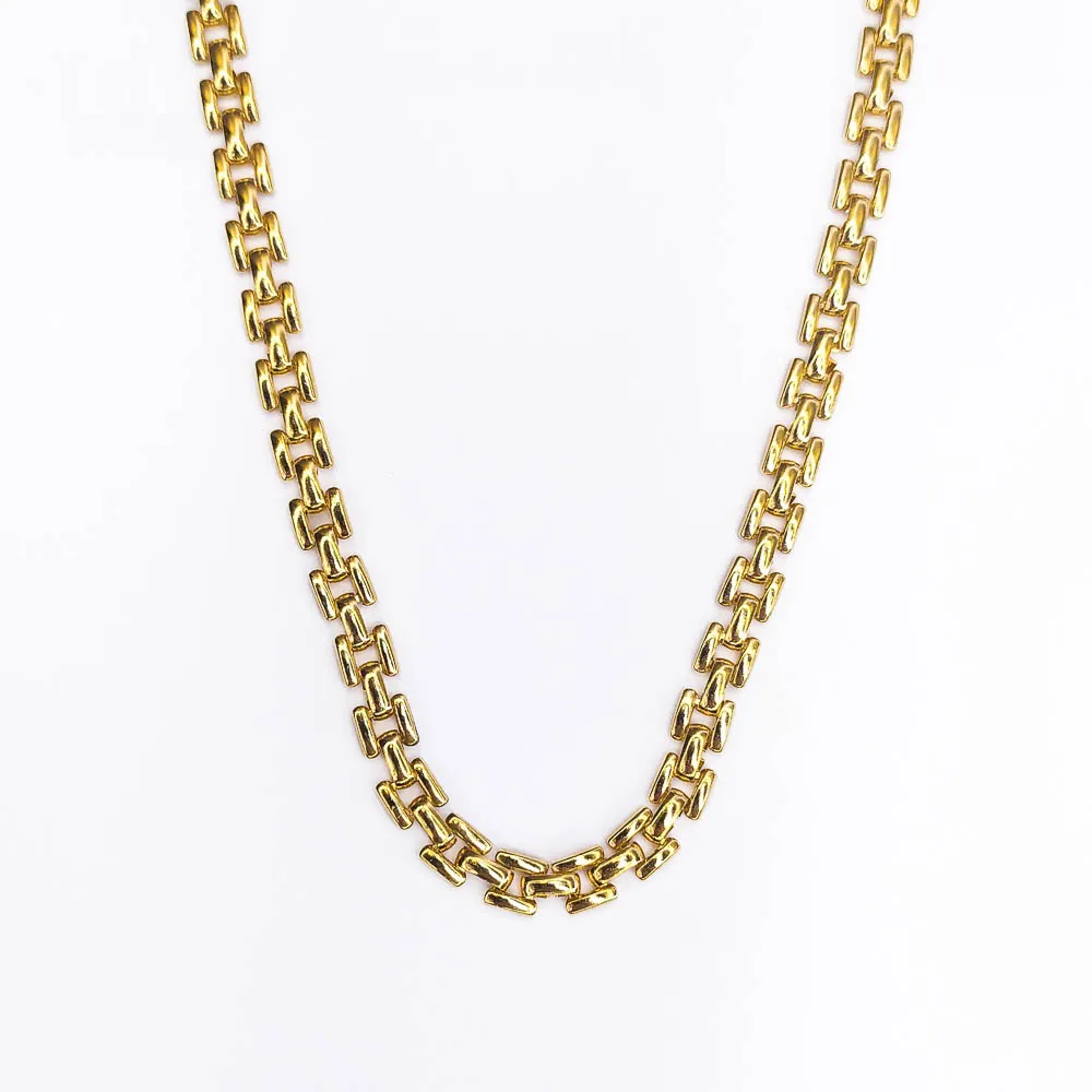 Colar Inspiração Joalheria Banhado a Ouro 18k