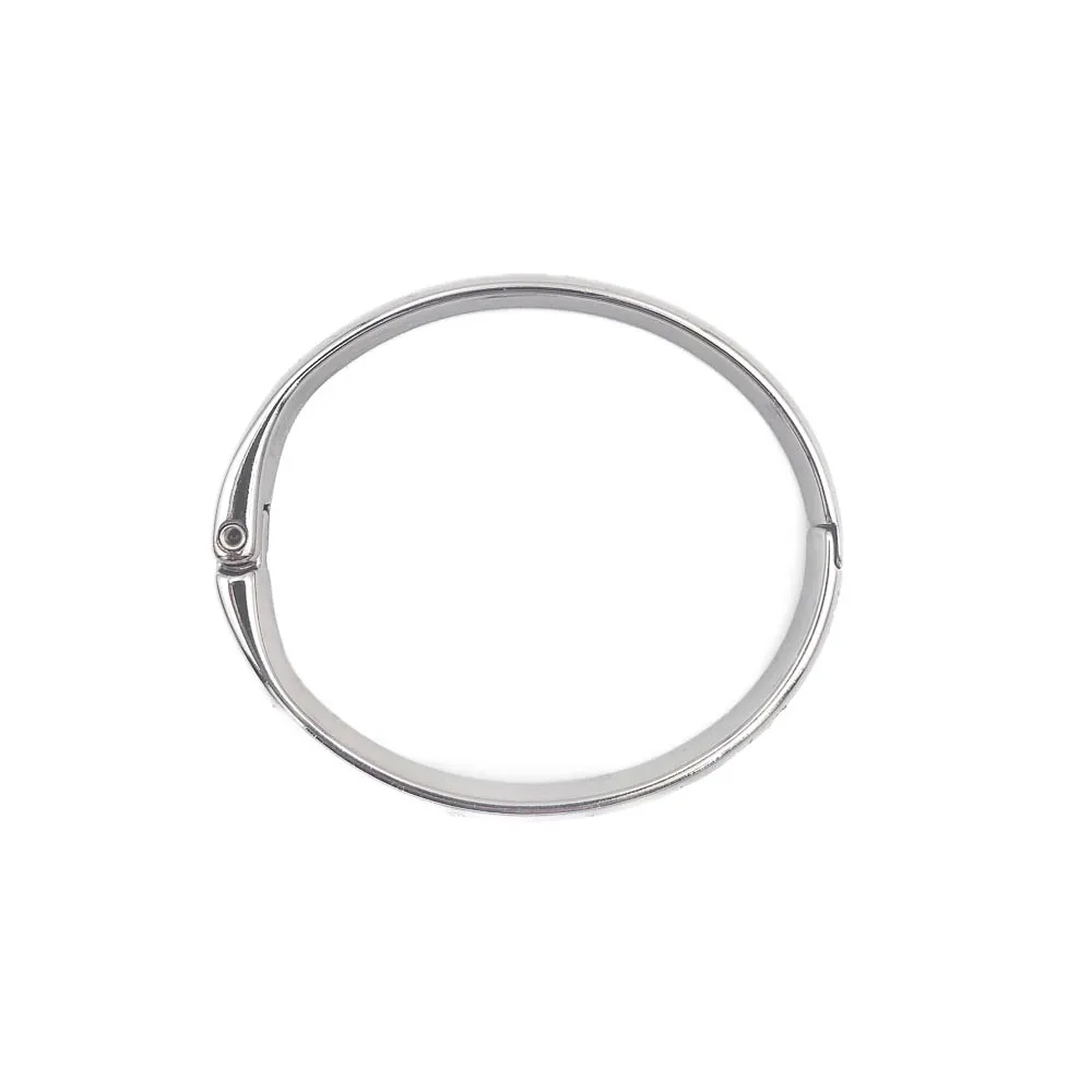 Bracelete Star Banhado a Ródio Branco