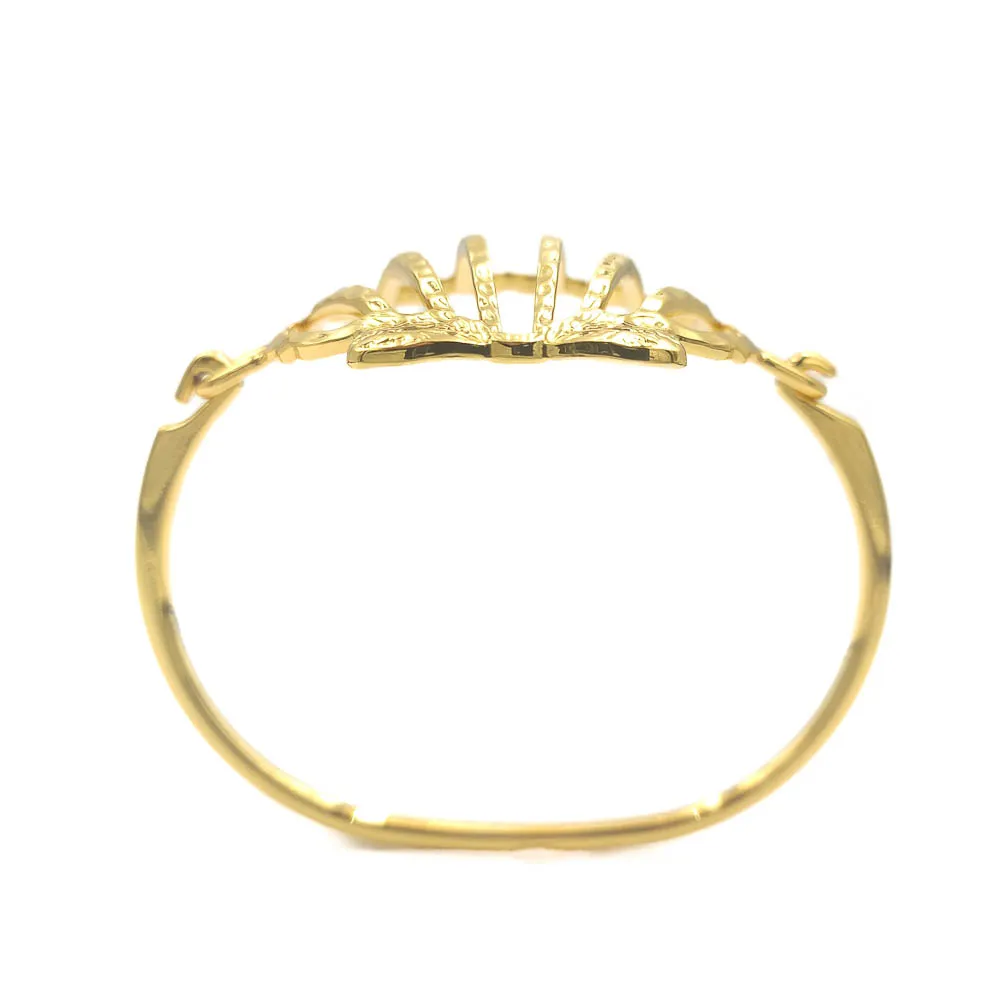 Bracelete Concha Vazado Banhado a Ouro 18k